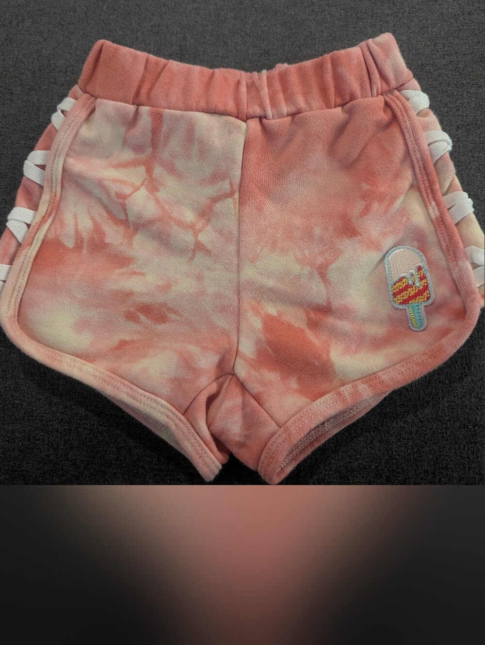 Lola And The Boys Girls' Tie-Dye Pink Shorts